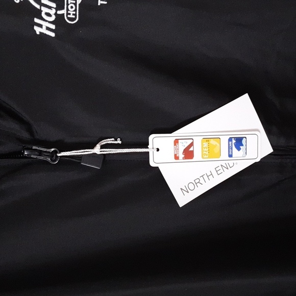 Seminole Hard Rock Tampa Size XL Front Zip Windbreaker Jacket w/Hidden Hood NEW - Picture 3 of 14